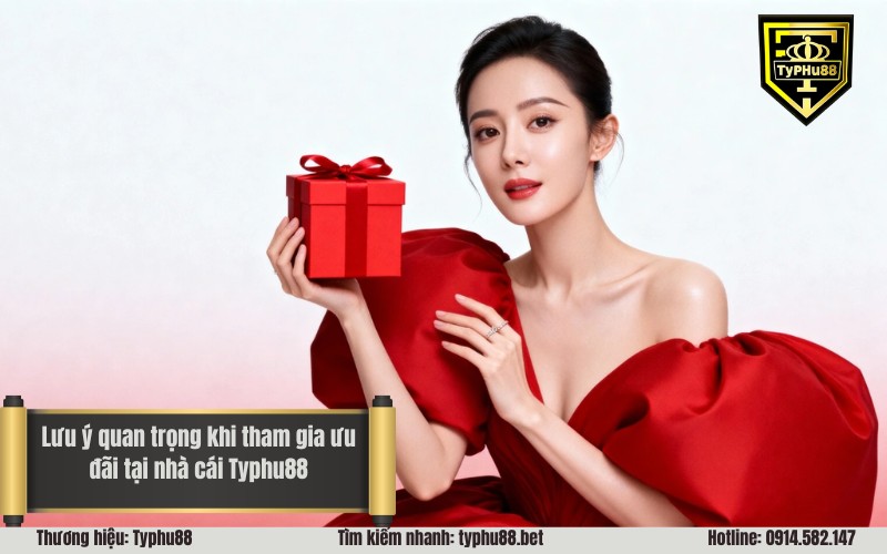 Lưu ý quan trọng khi tham gia ưu đãi tại nhà cái Typhu88