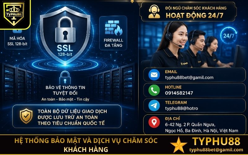 Hệ thống bảo mật và dịch vụ chăm sóc khách hàng